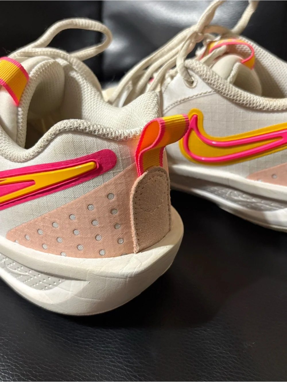 Nike GT 03 sneaker shoes  Pink & Yellow sneakers for girls/women’s size 6.5Y
